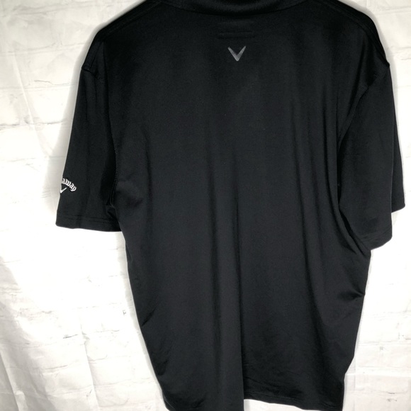 Callaway Opti-Dri Golf Polo Shirt Mens Large Black - Picture 3 of 6
